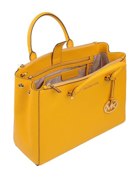 yellow michael kors purse b|Michael Kors yellow tote bag.